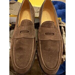 NIB John Lobb MTO Loafers, Dk Brown Seude w/All-Weather Sole - 10UK/11US